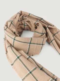 Best BUFANDA CHECKS MARRÓN Hombre Bufandas