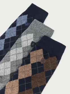 CALCETINES ROMBOS Hombre Calcetines