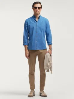 Outlet CAMISA DENIM OXFORD Hombre Casual