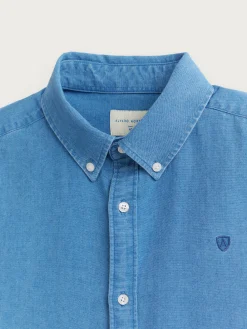 Outlet CAMISA DENIM OXFORD Hombre Casual