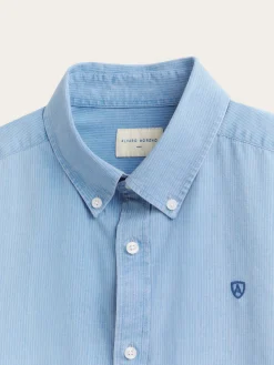 Sale CAMISA DENIM RAYAS Hombre Casual