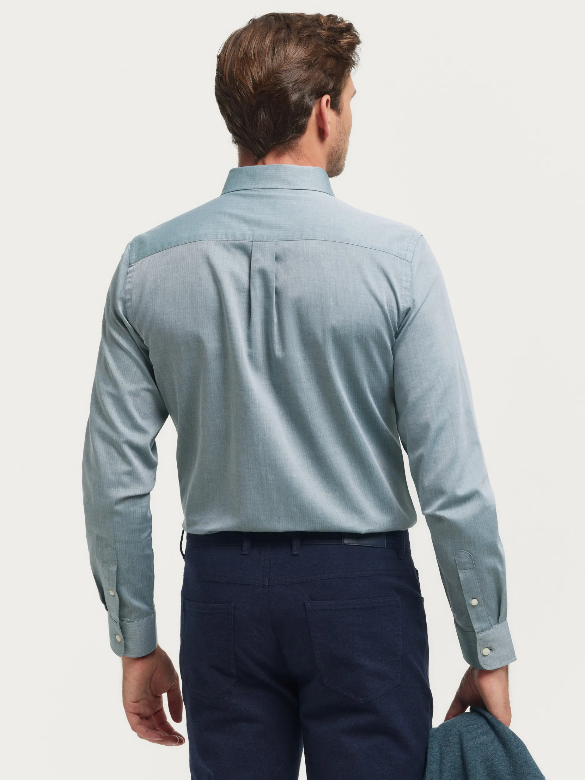 New CAMISA MICROESPIGA Hombre Casual