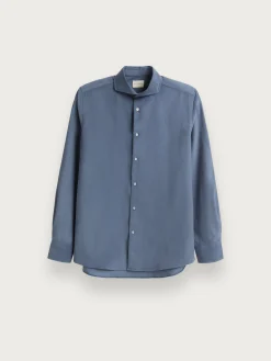 CAMISA MICROPANA JACK AZUL Hombre Casual