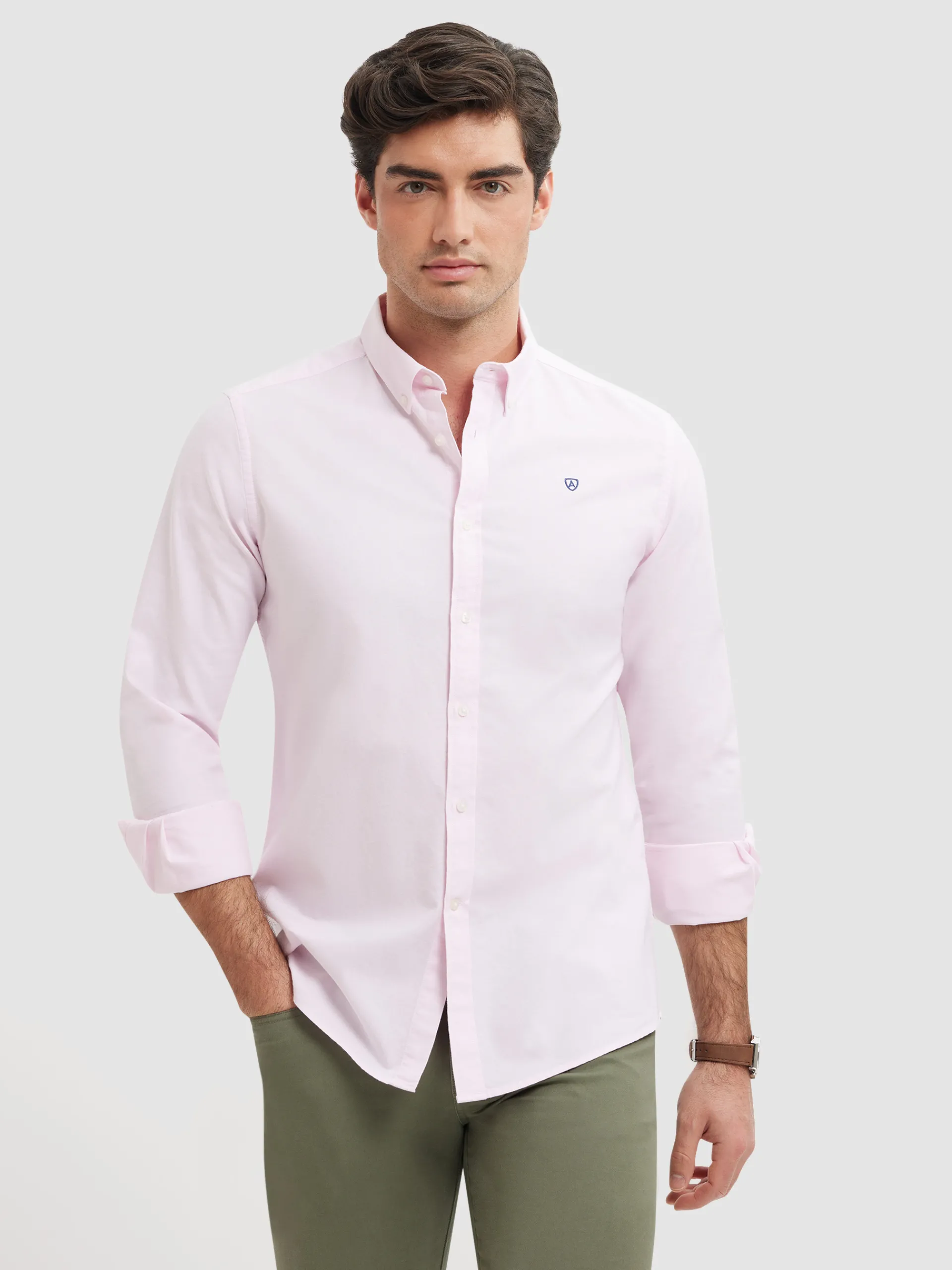 Discount CAMISA OXFORD BASIC Hombre Oxford