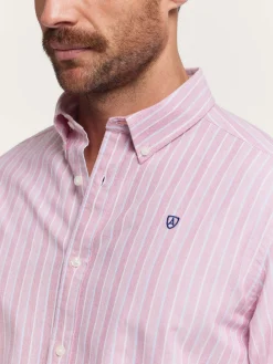 Discount CAMISA OXFORD FANCY STR Hombre Oxford