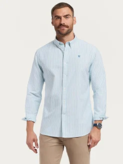 Online CAMISA OXFORD FANCY STR Hombre Oxford