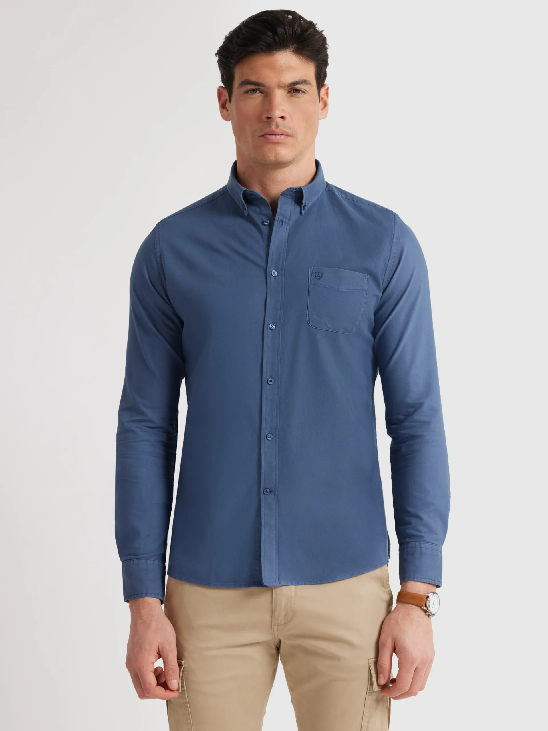 Clearance CAMISA OXFORD POCKET DYE Hombre Oxford