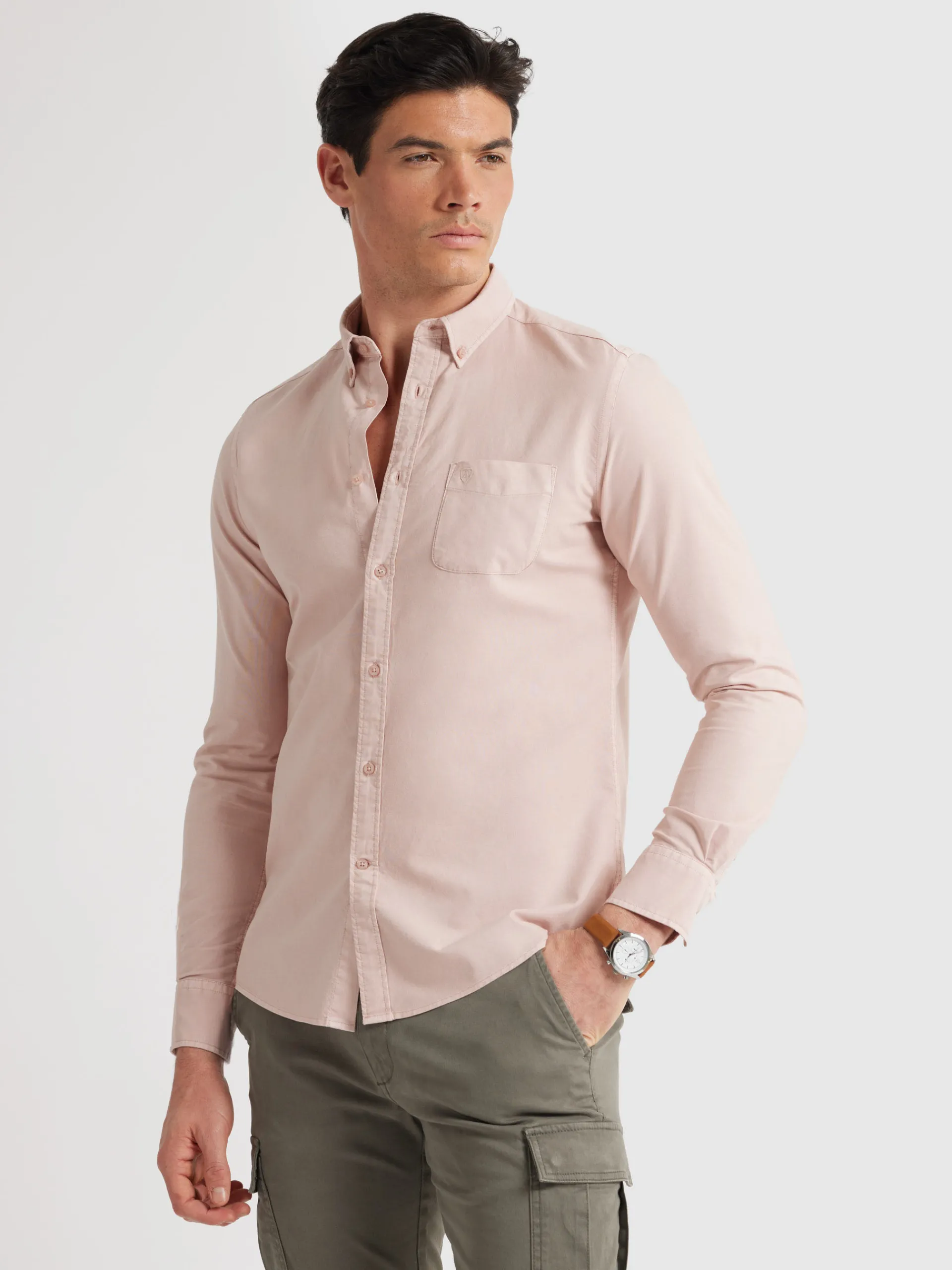 Clearance CAMISA OXFORD POCKET DYE Hombre Oxford