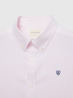 CAMISA OXFORD RAYAS BASIC Hombre Oxford