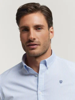 Hot CAMISA OXFORD RAYAS Hombre Oxford