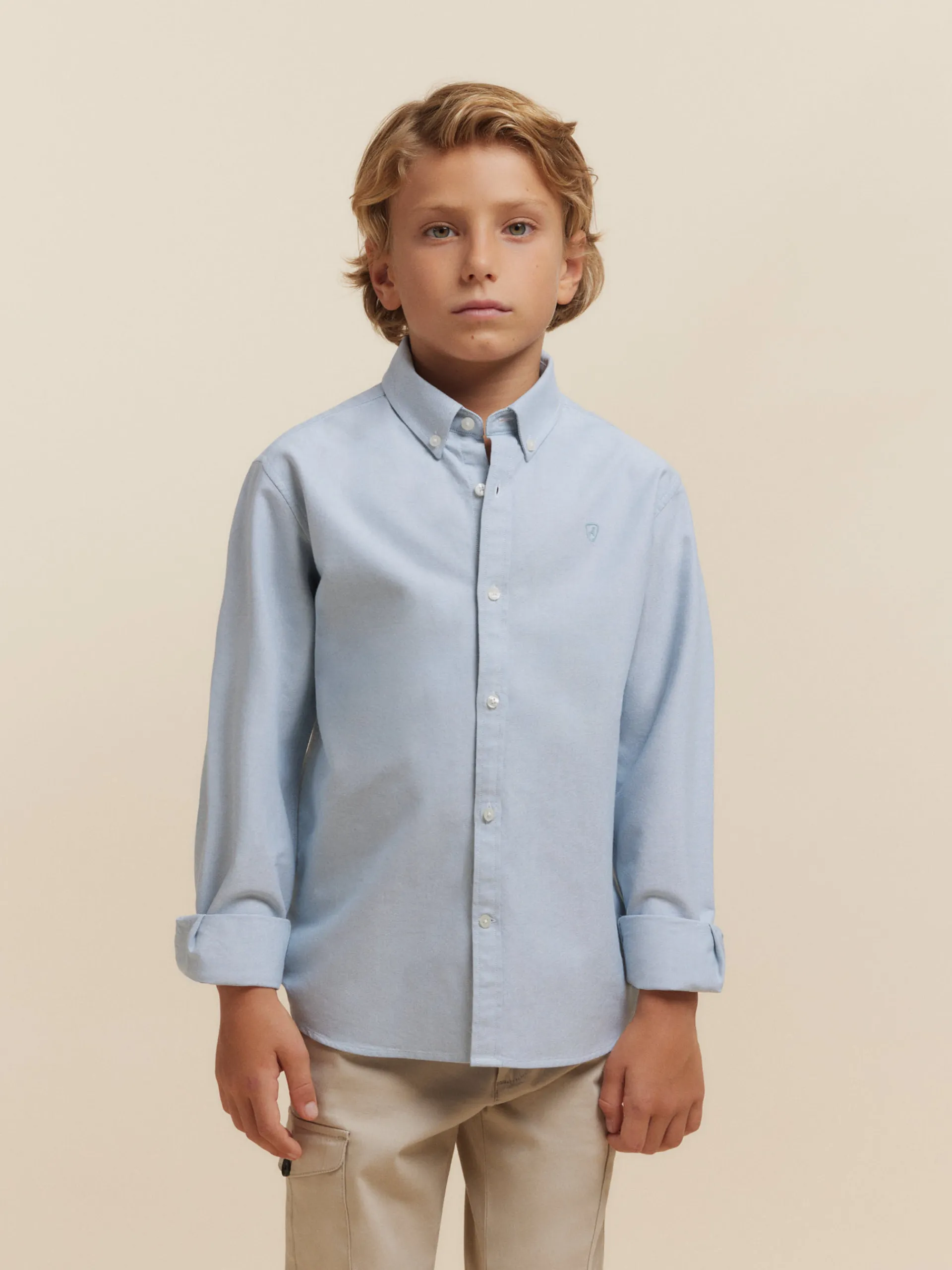 Hot CAMISA OXFORD SOLID KIDS Camisas