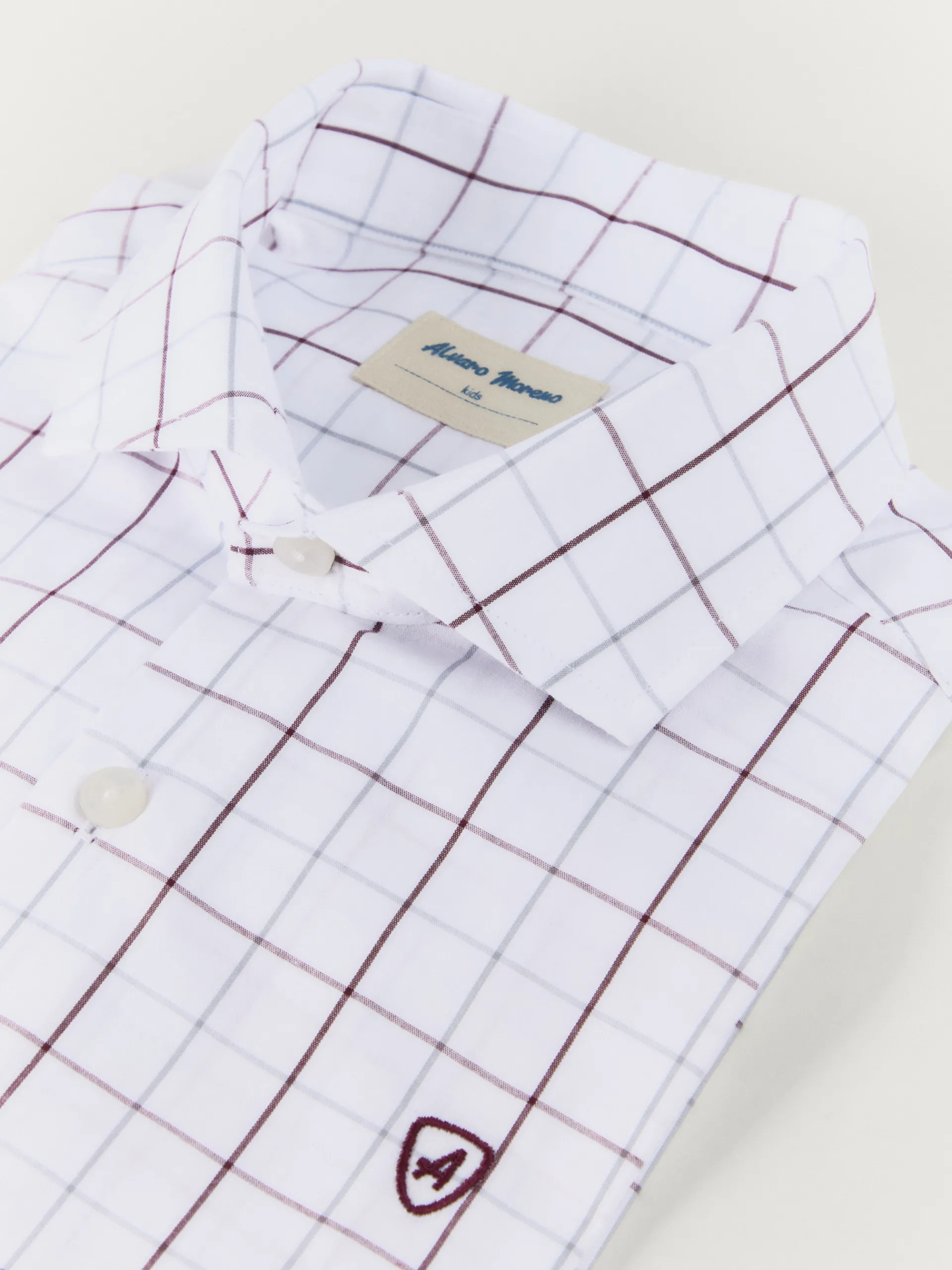 CAMISA POPELIN CUADROS KIDS Camisas