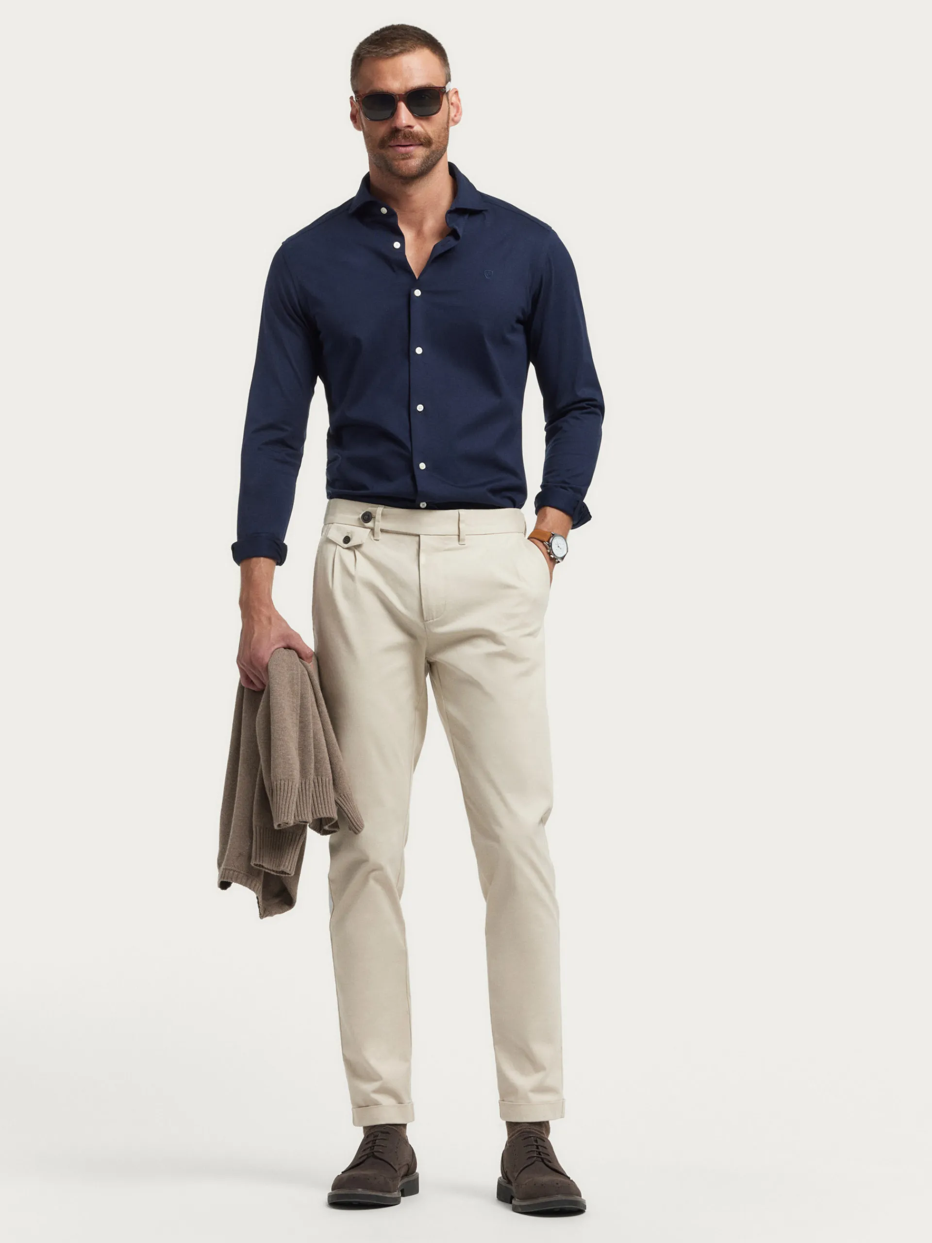 New CAMISA PUNTO ELASTICO Hombre Casual