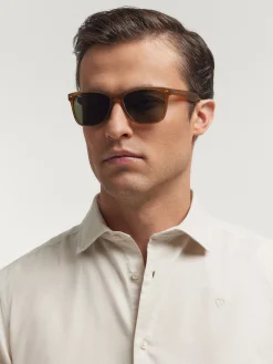 Outlet CAMISA TWILL DYE Hombre Casual