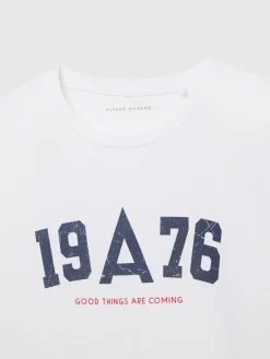 Outlet CAMISETA COLLEGE Hombre Camisetas