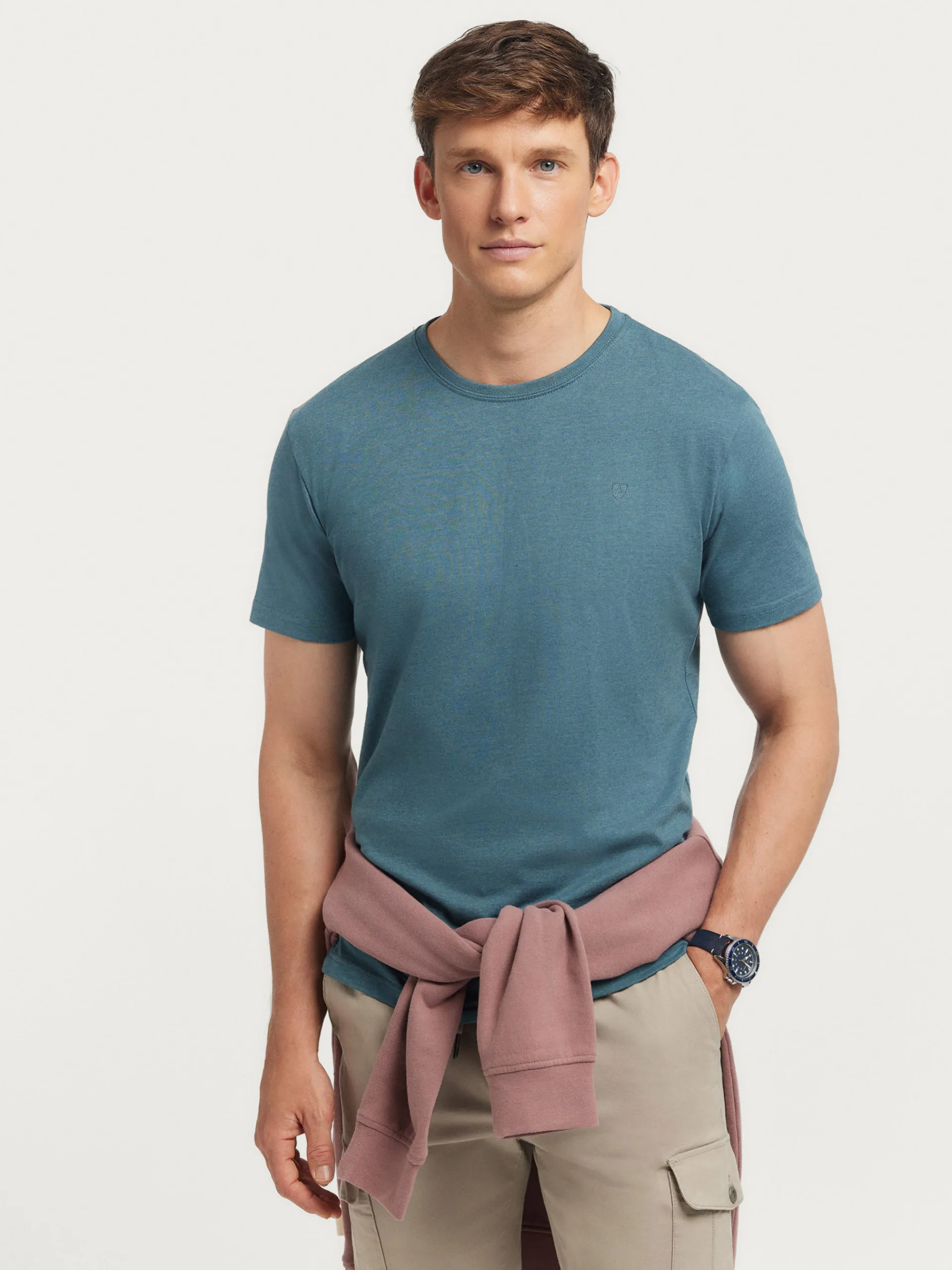 Sale CAMISETA MELANGE Hombre Camisetas