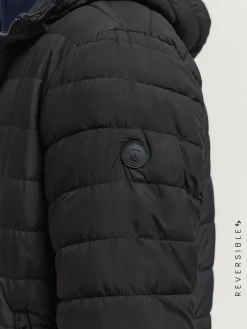 Outlet CAZADORA RATCHED REVERSIBLE | MARRÓN Hombre Cazadoras Y Parkas