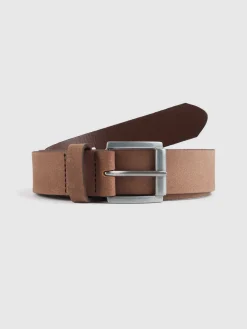 Online CINTURON NOBUCK MARRÓN Hombre Cinturones