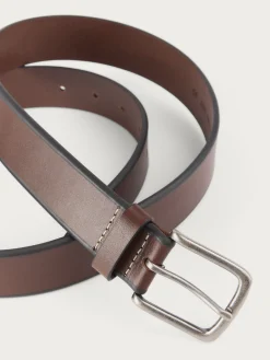 Best CINTURON PIEL BISEL MARRÓN Hombre Cinturones