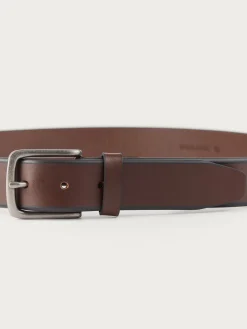 Best CINTURON PIEL BISEL MARRÓN Hombre Cinturones