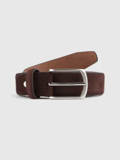 Hot CINTURON VESTIR SERRAJE MARRÓN Hombre Cinturones