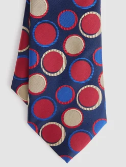 Outlet CORBATA JACQUARD MF Hombre Corbatas|Corbatas