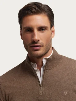 New JERSEY LORENZO MARRÓN Hombre Jerséis