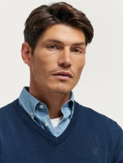 Clearance JERSEY V-NECK TRENDY Hombre Jerséis