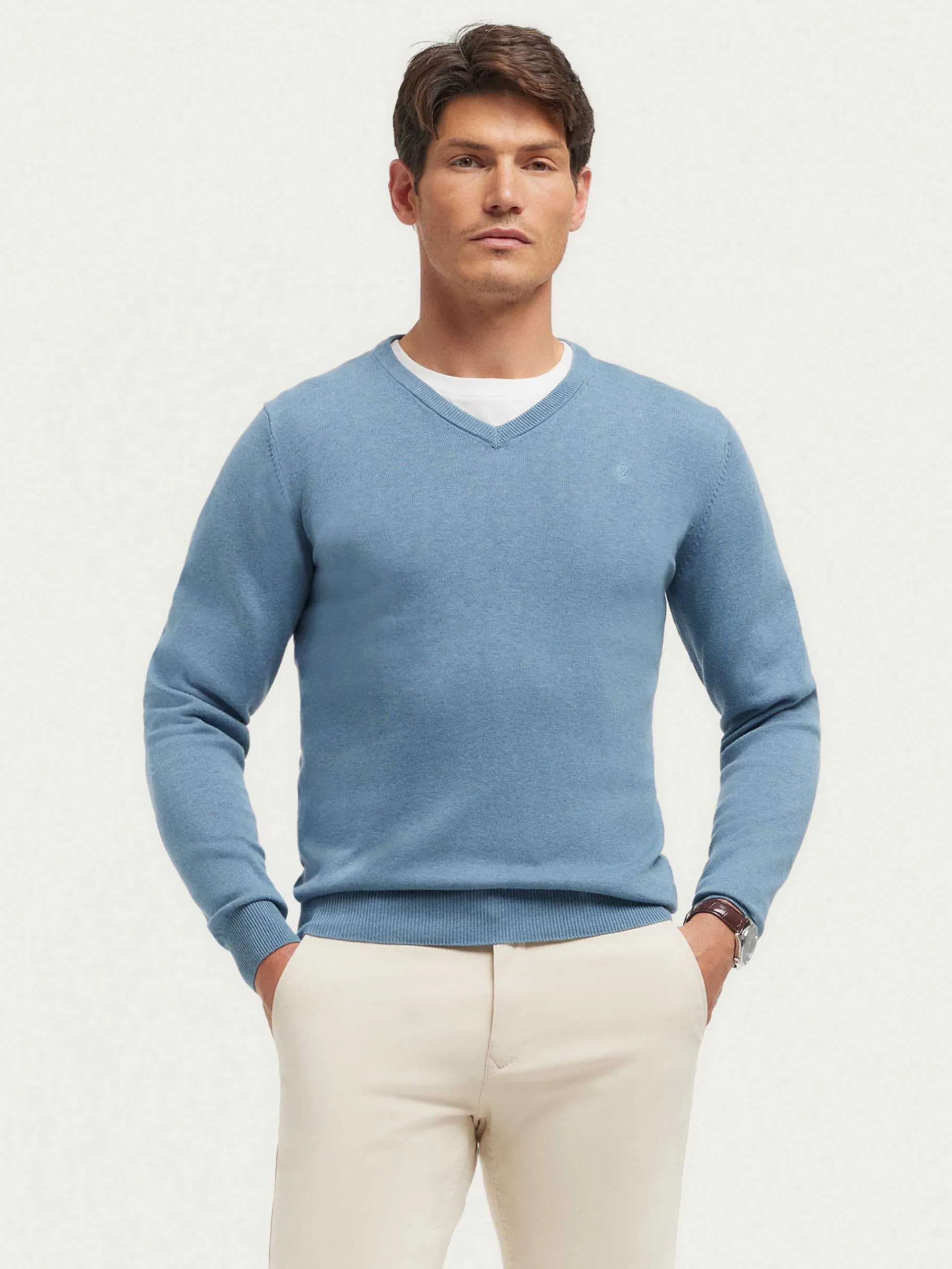 Best JERSEY V-NECK TRENDY Hombre Jerséis