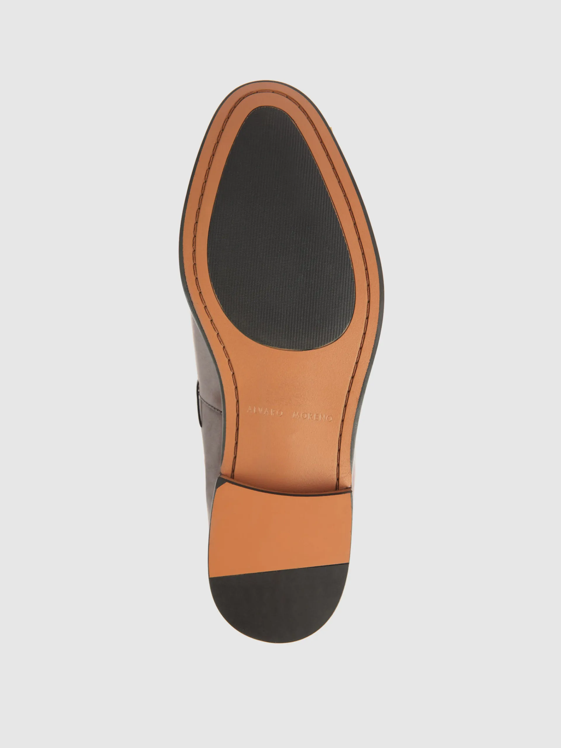 MOCASIN BORLAS MARRÓN Hombre Vestir