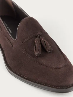 Hot MOCASIN SERRAJE BORLAS MARRÓN Hombre Vestir