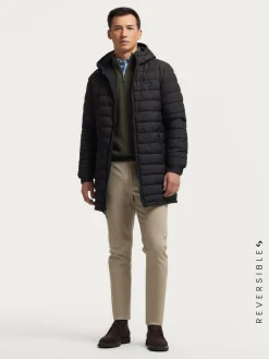 Clearance PARKA RATCHED REVERSIBLE | MARRÓN Hombre Cazadoras Y Parkas