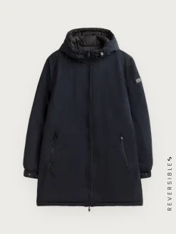Clearance PARKA RATCHED REVERSIBLE | MARRÓN Hombre Cazadoras Y Parkas