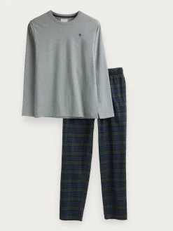 Online PIJAMA FRANELA CUADROS Hombre Pijamas