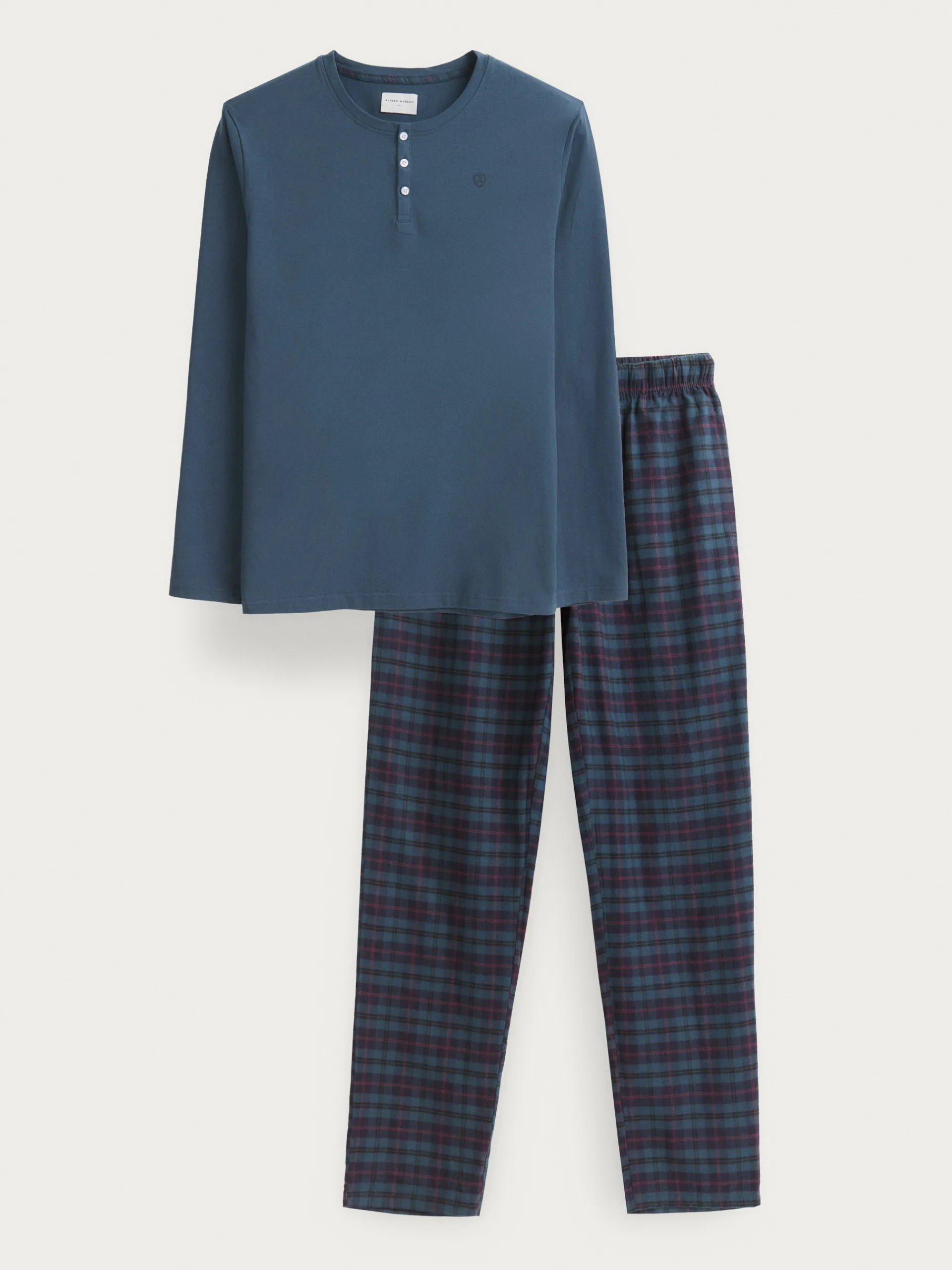 Hot PIJAMA FRANELA CUADROS Hombre Pijamas