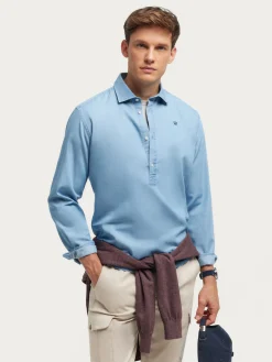 Online POLERA DENIM Hombre Poleras|Casual