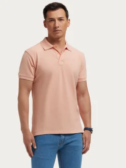 Clearance POLO SCOOBY SALMÓN Hombre Polos Y Poleras