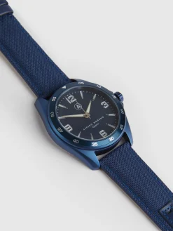 Discount RELOJ CANVAS QUARTZ Hombre Relojes