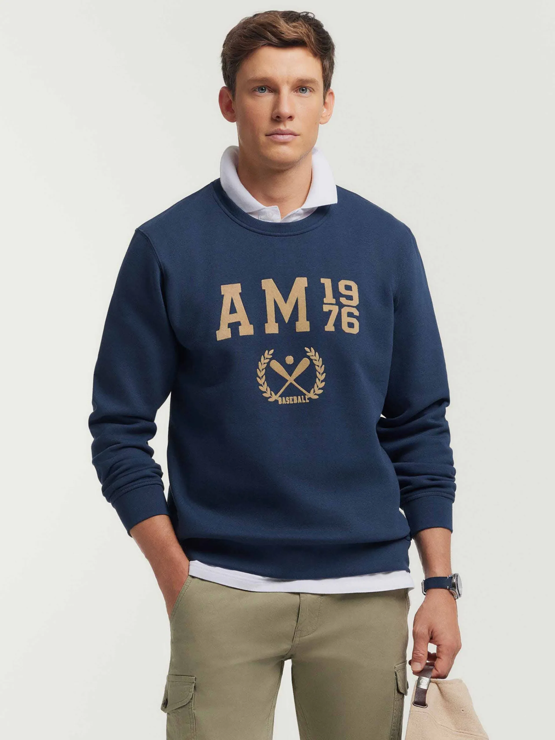 New SUDADERA BASEBALL Hombre Sudaderas